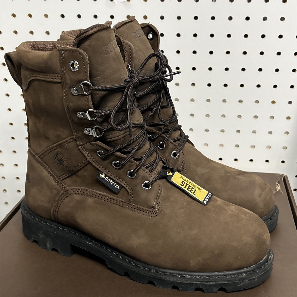 ROCKY RANGER 8" STEEL TOE MEN'S 8M GORE-TEX WATERPROOF BOOTS 6223 Lightly Worn